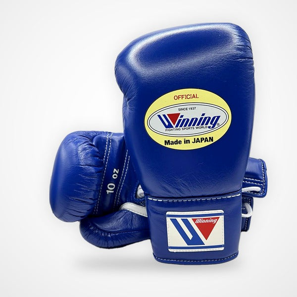 Winning Boxing Gloves Laced-Up