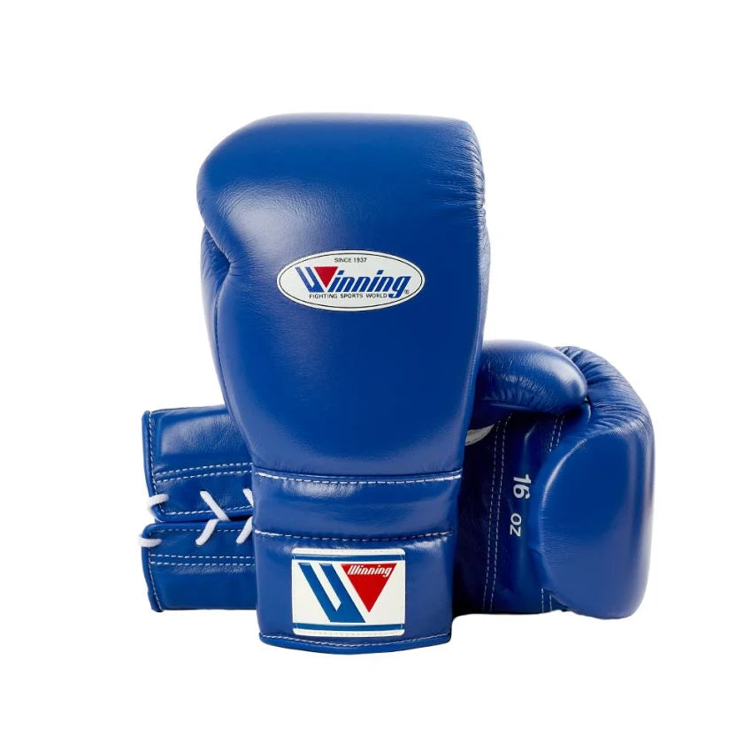 Winning Boxing Gloves Laced-Up