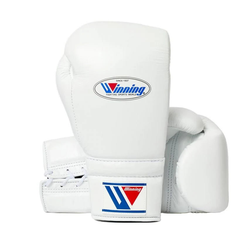Winning Boxing Gloves Laced-Up