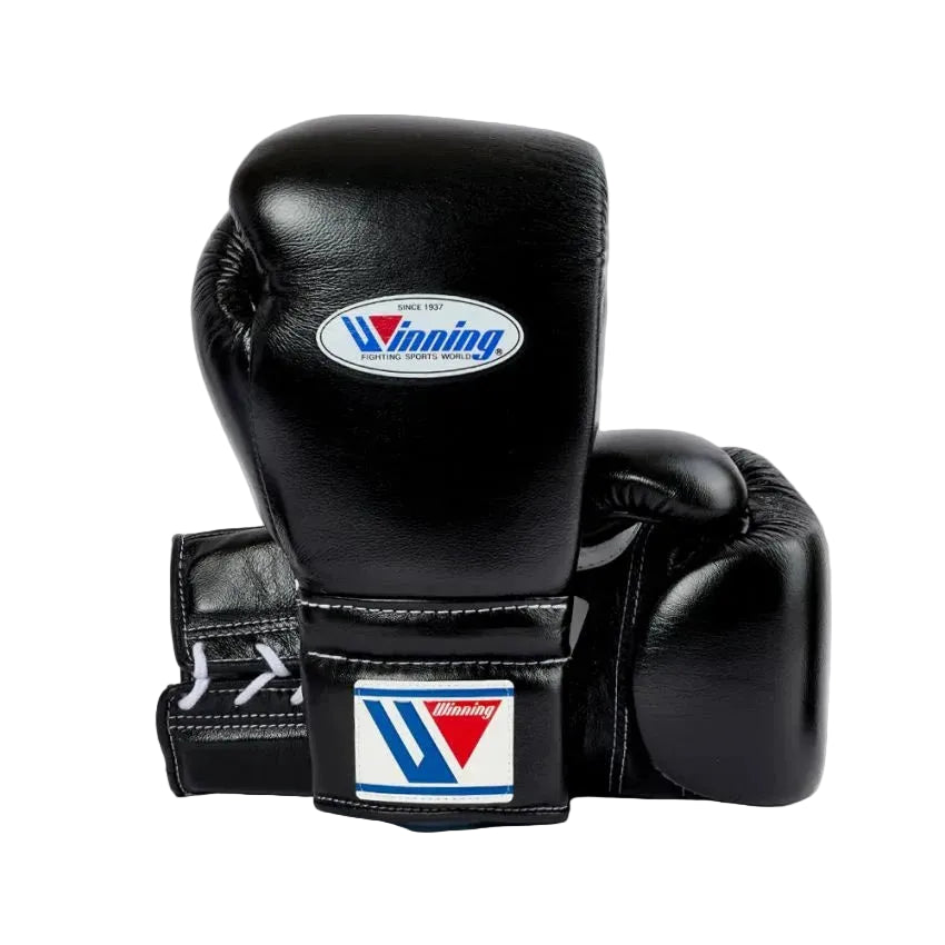 Winning Boxing Gloves Laced-Up